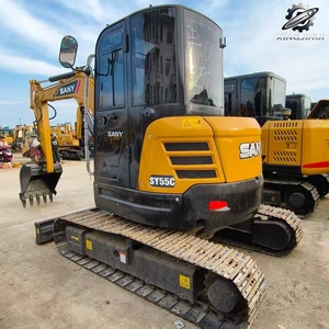 Used Sany55 Crawler Excavator 5.7Ton 0.23m³<b>Bucket</b> Original Chinese Brand <b>Small</b> Construction Excavator Low Hours Good Condition - Product Image 5