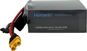 Batería Herewin Soft Pack 12S 16000mAh 44.4V 25C para Drones, Accesorios, Energía Segura y Confiable, Descarga Rápida, Larga Duración, Uso en UAV - Product Image 1