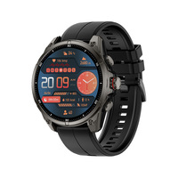 Reloj Inteligente Deportivo con Pantalla Redonda para Actividades al Aire Libre, Batería de Gran Capacidad de 670 mAh, 5 ATM, GPS, Brújula, Altímetro, Pantalla AMOLED de 1.43 Pulgadas, Cronógrafo de Gel de Sílice