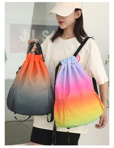 Nueva <span class=keywords><strong>mochila</strong></span> con cordón de dos colores Tie Dye, <span class=keywords><strong>mochila</strong></span> impermeable de gran capacidad para baloncesto, bolsas de Fitness para viajes al aire libre - Product Image 6