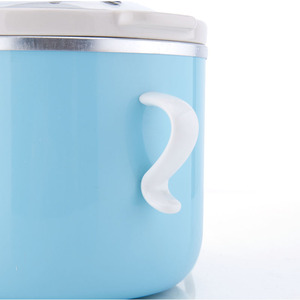 Mini olla de cocción lenta automática para el hogar de 0.8L con tapa de vidrio templado y control de temporizador digital Función eléctrica para mantener el calor Sous Vide - Product Image 6