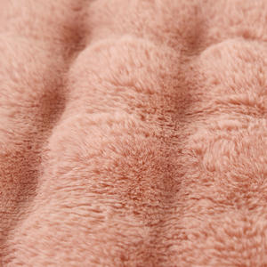 Couverture tricotée en fausse fourrure épaissie de luxe couverture de <span class=keywords><strong>canapé</strong></span> de couleur unie couvre-lit lits d'hiver - Product Image 4