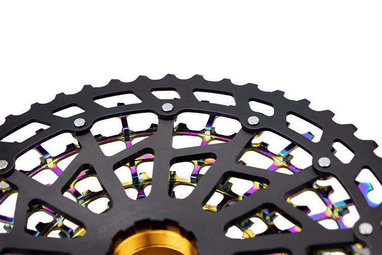 ZUKKA 11-Speed Mountain Bike Cassette - Rainbow Colors