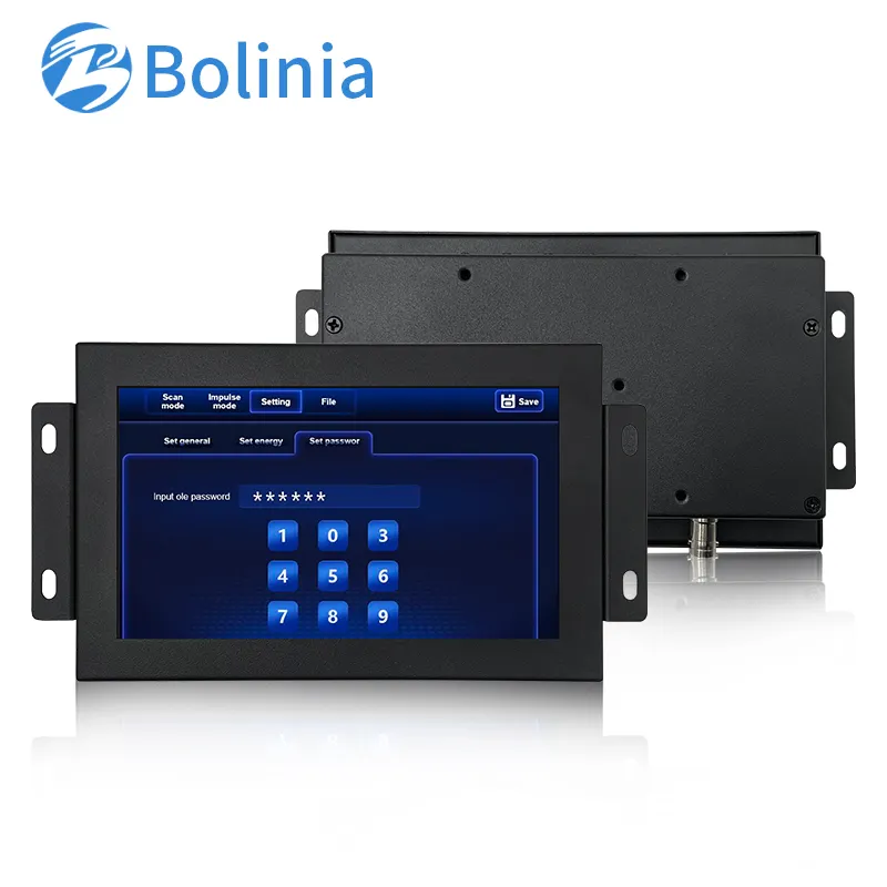 7 pollici 800*480 IPS 1024*600 HD-MI VGA AV BNC resistivo touch screen custodia in metallo TFT Open Frame Monitor LCD industriale incorporato