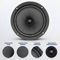 Amplificateur de voiture 4 canaux classe D haute puissance, entrée de niveau compacte pour haut-parleur, audio RCA 12V, boîtier en aluminium pour système stéréo de véhicule
