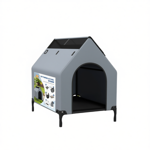 Maison de luxe pour animaux de compagnie 25 x 36 avec fenêtres, style maison de meubles pour animaux - Product Image 1