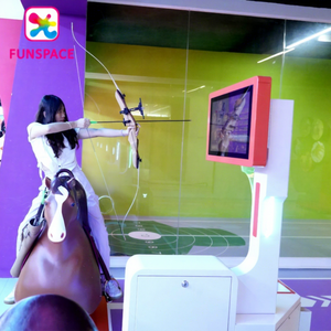Funspace <span class=keywords><strong>pas</strong></span> <span class=keywords><strong>cher</strong></span> prix projection interactive jeu d'équitation simulateur de tir équipement de jeu pour parc d'attractions - Product Image 2