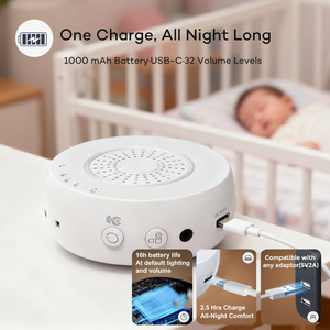 Máquina <span class=keywords><strong>de</strong></span> Ruido Blanco Portátil Recargable con 30 Sonidos <span class=keywords><strong>para</strong></span> <span class=keywords><strong>Dormir</strong></span>, Altavoz <span class=keywords><strong>para</strong></span> Bebés con Luces Nocturnas <span class=keywords><strong>de</strong></span> Colores, Venta al por Mayor - Product Image 4