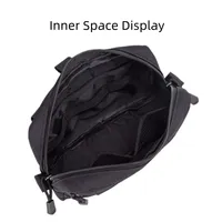 Pochette médicale tactique en nylon Molle, double fermeture éclair, sac de taille utilitaire, trousse de premiers soins pour la chasse, le camping, la randonnée