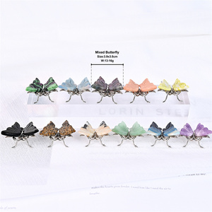 Bán Buôn Tinh Thể Tự Nhiên Đá Quý Khắc Chữa Bệnh Cánh Bướm Thủ Công Mỹ Nghệ Hỗn Hợp Đẹp Bướm Cho Trang Trí Nội Thất - Product Image 4