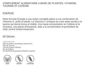 Pilules énergisantes à base d'extraits de plantes, marque blanche, 60 capsules, 30 jours - Product Image 2