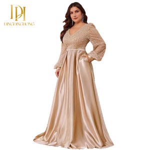 <span class=keywords><strong>Vestito</strong></span> da sera con paillettes e paillettes Patchwork in <span class=keywords><strong>raso</strong></span> elegante a <span class=keywords><strong>maniche</strong></span> <span class=keywords><strong>lunghe</strong></span> da donna - Product Image 5