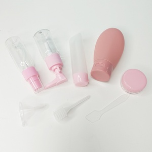 Ensemble complet de flacons de voyage portables et rechargeables en silicone pour maquillage, shampoing et autres produits – Distributeur de voyage en silicone pour une organisation optimale - Product Image 5