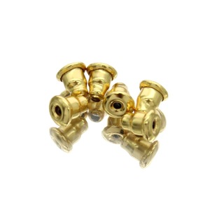 Bouchons d'oreilles en plastique en forme de balle de la marque Anno Jewelry, couleurs mélangées, pour la fabrication de boucles d'oreilles, 100 pièces - Product Image 3