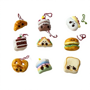 Juguete <span class=keywords><strong>de</strong></span> Silicona Anti Estrés con Forma <span class=keywords><strong>de</strong></span> Comida, Personalizable con Logotipo, Miniatura, Diseño <span class=keywords><strong>de</strong></span> Dibujos Animados, No Tóxico, para Niños - Product Image 2