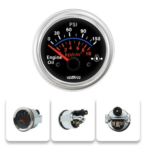 Manomètre Wenle 120941 <span class=keywords><strong>GAM</strong></span>-P6151 A2C59514117 12V 52mm Série Veethree en fer, manomètres universels pour la pression d'huile - Product Image 6