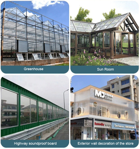 Paneles de luz solar de PC de cobertizo de lluvia grueso multicolor de alta calidad Paneles de PC de decoración de partición multicolor - Product Image 2