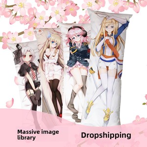 Fodere per <span class=keywords><strong>cuscini</strong></span> ChamXue: <span class=keywords><strong>Federe</strong></span> rettangolari con stampa di ragazza anime, cartone animato, personaggio femminile, per la casa, stile 2D, <span class=keywords><strong>simpatiche</strong></span> - Product Image 5