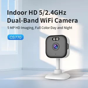 Dual Bands WiFi 4MP 360 Degree Wide-Angle Lens AI Smart Camera Indoor Infrared AI WiFi Robotic Indoor Camera