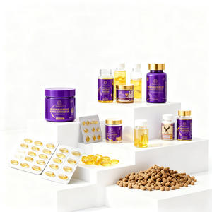 แคปซูลน้ำมันปลาสำหรับสุนัขและแมวที่ปรับแต่งได้ - รับผลิตแบบ OEM/ODM พร้อมโลโก้ อาหารเสริมสุขภาพอเนกประสงค์ - Product Image 1