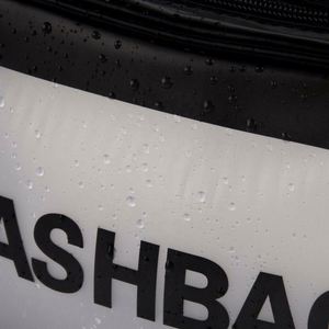 Bolsa de Maquillaje y Artículos de Aseo Transparente, Portátil, Moderna, de PVC+PU Esmerilado, con Serigrafía Personalizada, Impermeable, para Viaje - Product Image 5