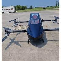 YIVTOL EVTOL S ZERO Lite Max Combo Nouveau drone monoplace propulsé par batterie en fibre de carbone avec parachute, airbag et positionnement GPS
