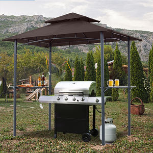 ABCCANOPY Pavillon De <span class=keywords><strong>Barbecue</strong></span> Pavillon BBQ 2,45X1,52 m Couleur Grise Toit De Rechange Tonnelle <span class=keywords><strong>Barbecue</strong></span> 2,4x1,5m Auvent Abri - Product Image 1