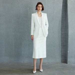 New Trung Quốc Phong Cách Của Phụ Nữ Thanh Lịch Cộng Với Kích Thước Chống Nhăn Áo Khoác Khăn Choàng Cổ Áo Blazer Thiết Kế Độc Đáo Trung Quốc Knot Đóng Cửa - Product Image 4