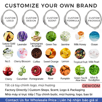 Ensemble de pédicure au citron Bright Scent, soin des pieds, bain détoxifiant, exfoliant, produits hydratants pour pédicure, formule personnalisée de qualité salon disponible