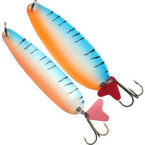 Nouveau leurre en métal OEM 32g, couleur personnalisée, cuillère, spinner dur, lame pailletée, appât vierge pour la pêche au bar en eau douce et en eau salée - Product Image 1
