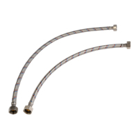 Tuyau flexible tressé en acier inoxydable Yowin de qualité supérieure pour robinet mélangeur de lavabo avec écrou en laiton