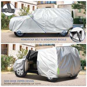 Funda para Auto, Carpa Exterior, Cubierta Protectora contra Sol, Lluvia, Nieve y Heladas para Jeep Wrangler JK JL CJ YJ TJ - Product Image 3