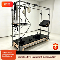 Lit d'entraînement multifonctionnel Pilates Core Training Bed de Victoria's Secret en alliage d'aluminium avec suspension à glissière silencieuse pour