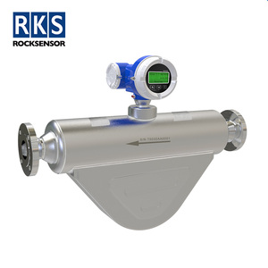 Hastelloy C coriolis khối lượng lưu lượng kế Exid <span class=keywords><strong>LCD</strong></span> áp lực cao 70MPa modbus U Loại cảm biến SS304 mật độ rocksensor nhà sản xuất - Product Image 3