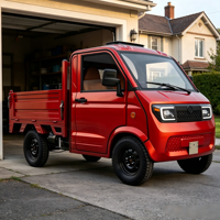 Nouveau véhicule utilitaire électrique à 4 roues pour la logistique, puissance 3500W, vitesse 45 km/h, homologation CEE COC, benne de 1,51 m, véhicule de livraison de fret léger interurbain