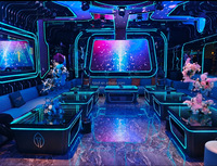 Nouveau design, table basse ktv pour boîte de nuit, bar lumineux, table à thé de casino avec lumière LED, meubles de bar karaoké pour salle de bal