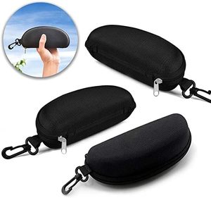 Customized Logo Zipper Hard Shell With Plastic Hook Eyeglasses Protective <b>Case</b> - Product Image 5