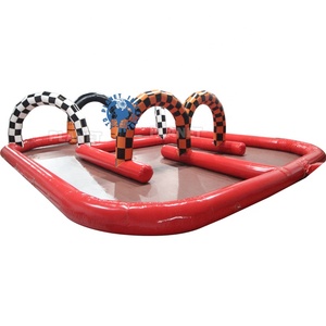 Pista de Carreras de Autos de Choque Inflable Personalizada para Exteriores, Pista de Carreras de Go Karts Inflable para Negocios de <span class=keywords><strong>Alquiler</strong></span> - Product Image 2