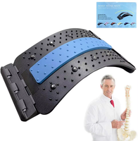 Écarteur dorsal multi-niveaux réglable avec nœuds d'acupression pour le soulagement de la douleur et l'alignement de la colonne vertébrale