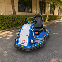 Voiture électrique pour enfants à dérive et pare-chocs, développée en interne, avec éclairage LED et pare-chocs anti-collision, certifiée CE, pour parcs d'attractions, directement de l'usine
