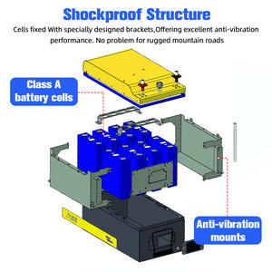Batería de Litio para Camiones de Trabajo Pesado, Batería Bluetooth Lifepo4 de Alta Capacidad, Paquete de Baterías de Iones de Litio de 25.6v 230ah - Product Image 2
