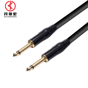 <span class=keywords><strong>Jack</strong></span> droit à droit professionnel 6.35mm 1/4 pouces câble d'instrument de clavier de basse câble de guitare pour guitare basse - Product Image 2