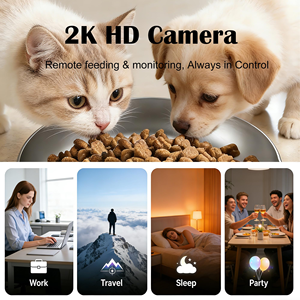 Comedero Inteligente Automático para Mascotas de Gran Capacidad, Dispensador de Comida para Perros y Gatos con Temporizador, Venta al por Mayor Directo de Fábrica - Product Image 5