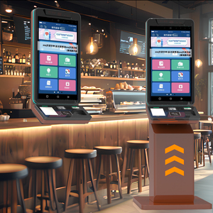 Free Standing Touch Screen Payment <strong>Kiosk</strong> Machine Self Service Business Financial Equipment Payment Terminal <strong>Kiosk</strong> - Product Image 4