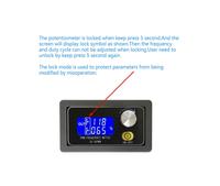 Modul Generator 3.3V-30V 1 Saluran 1Hz-150KHz Modul Tampilan Lcd Dapat Disesuaikan Siklus Tugas Frekuensi Pulsa Pwm