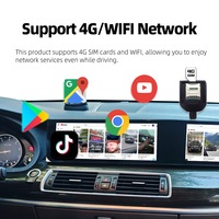 Autoradio Multimédia de Voiture Android à Double Écran 21" avec CarPlay et Navigation GPS pour Système CCC des BMW X5 X6 E70 E71