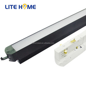 Monophasé/4 fils 3 phases noir/blanc/gris 150lm/w CCT 3000K ~ 6000K UGR<13 Mini éclairage linéaire LED mince moderne sans éblouissement - Product Image 1