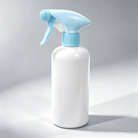 Bouteille PET colorée personnalisée pour cosmétiques et soins de la peau en gros avec pompe pulvérisatrice tout plastique 28/410