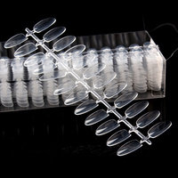 NADECO – pointes d'ongles ovales de taille unique pour la pratique, affichage de conception d'art d'ongle, nuancier d'ongles