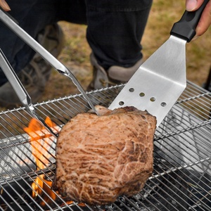 Multifunction Stainless Steel BBQ Tools Set Spatulas Tong Scrapper <b>Brush</b> Squeeze <b>Bottle</b> Accessories Kit for Outdoor Cooking - Product Image 3